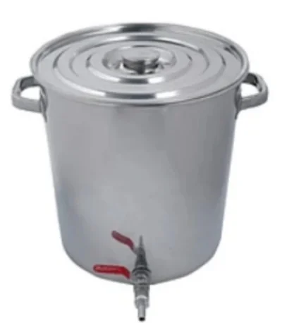 Fondo de 70 ltrs acero inoxidable